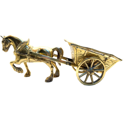 Vintage large solid brass - solid,