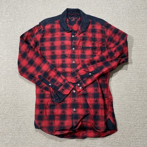 Red flame western shirt mens - western,