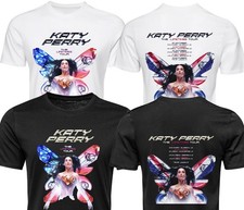 Katy perry the Lifetimes Tour T shirt Inspired Unisex Tee Tops 2025 Concert  Uk