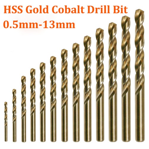 Hss gold cobalt jobber - gold, drill