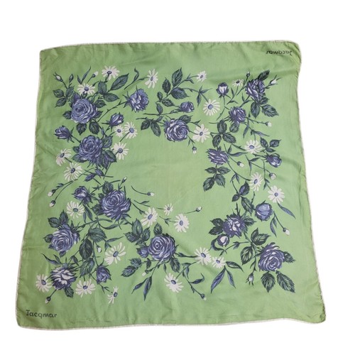 Jacqmar green white floral - jacqmar,