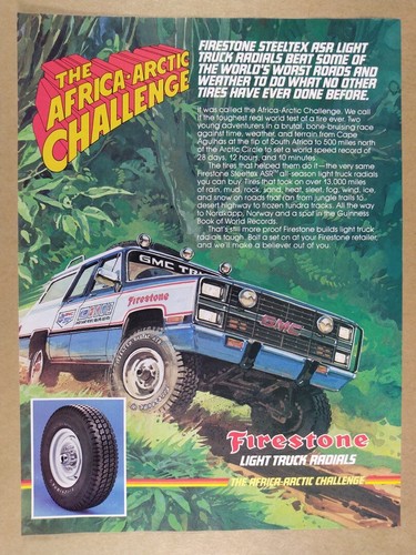 1984 firestone tires - firestone, gmc