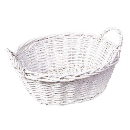 Handmade wicker oval storage - oval,