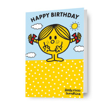 Birthday Card Mr Men & Little Miss Sunshine Birthday Card Includes Envelope