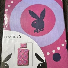 Pink white lilac PLAYBOY duvet