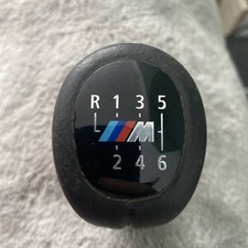 6 Speed ​​Gear Knob M SPORT PU Leather For BMW 1 '3' E81 E82 E90 E91 E92 DE!