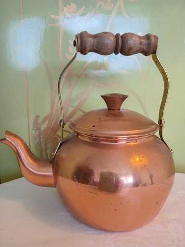 Copper plated kettle - copper,