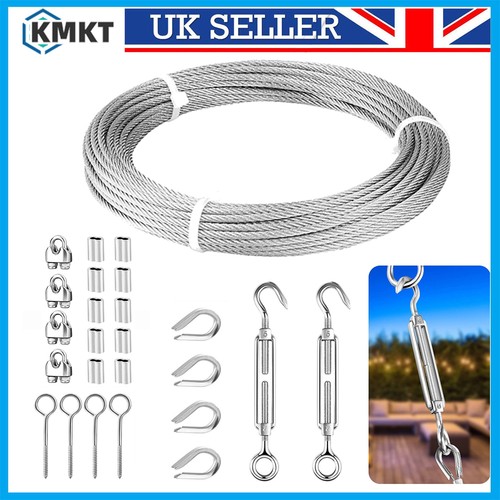15m wire rope kit stainless - wire,