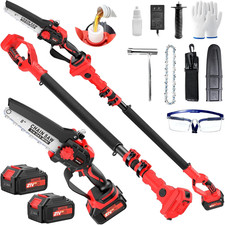 Upgraded 2-In-1 Cordless Pole