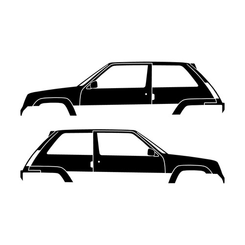 Set car decal - set, of