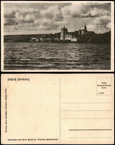 Postcard seeburg mansfelder - postcard,