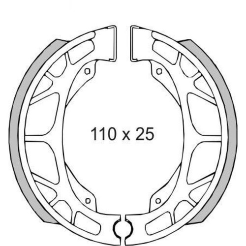 Pair brake shoe - pair,