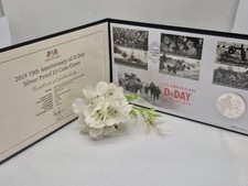 Sterling Silver D Day £5 Coin