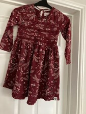 Girl’s Red Mantaray Beautiful Dress- 6-7 Years- Christmas? Autumn/Winter