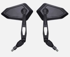 Motorcycle Folding Rearview Wing Mirrors 10mm For Honda Yamaha Suzuki Kawasaki