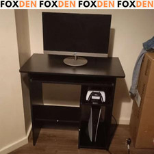 Black Compact Desk Small