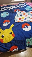 Unisex Character World Pokemon  Reversible Single Duvet Cover & Pillowcase