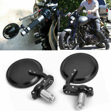 Motorcycle Round 7/8" Bar End Mirrors For Triumph Honda Suzuki Kawasaki Yamaha