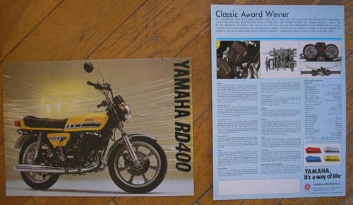 Yamaha rd400 data - data, sales