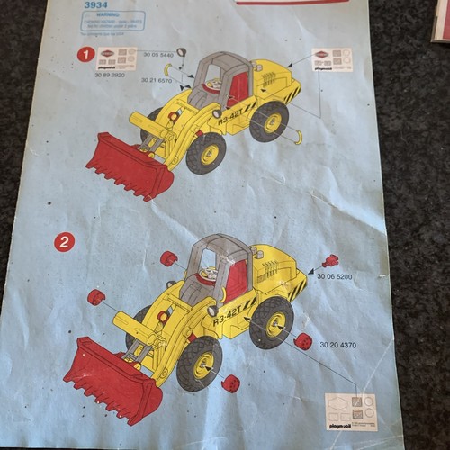 Playmobil 3834 digger originai - digger,
