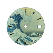 The Great Wave Kanagawa Dial For Seiko SKX007, for NH35, C3Lume, Triangle