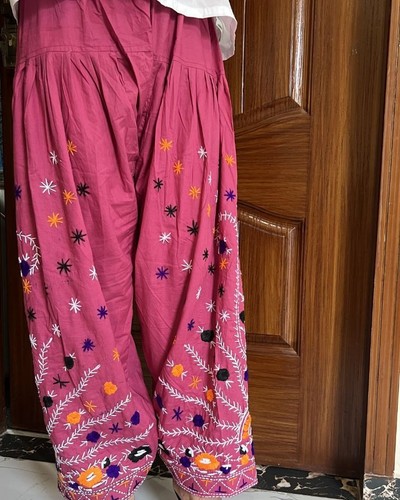 Phulkari shalwar punjabi - shalwar, |