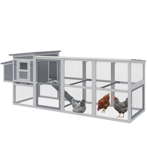 Pawhut large chicken coop - pawhut,