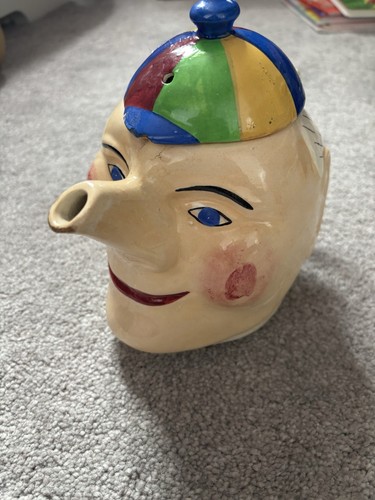 Vintage pottery teapot - vintage,