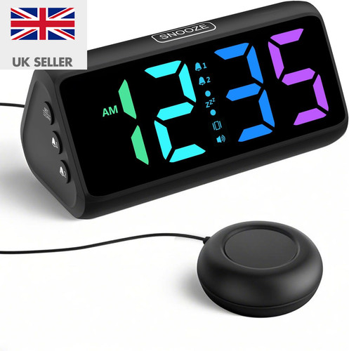 Netzu loud alarm clock for - loud,