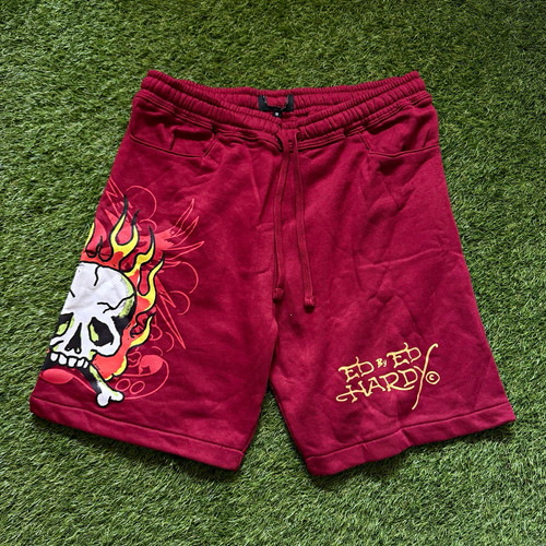 Hardy men red skull - ed,