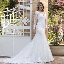 Long Sleeve Mermaid Wedding