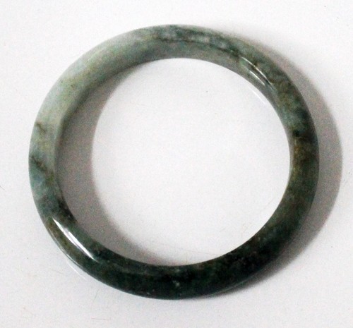 Dark green jade bangle women - dark,