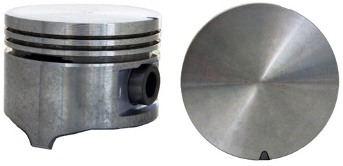 Flat top pistons for and - top,