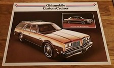 OLDSMOBILE CUSTOM CRUISER DELTA car brochure 1979 German text catalogue prospekt