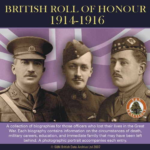 British roll honour - roll, of