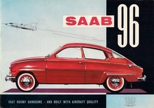 Saab 96 2-Stroke 1960-61 UK Market Sales Brochure
