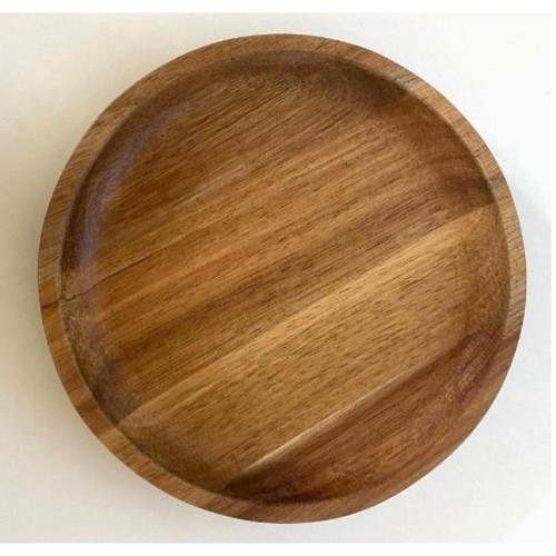 3pcs round wooden serving - 3pcs,