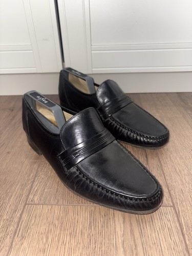 Grenson black leather - black,