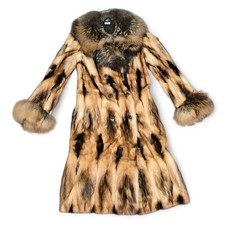 Vtg Womens Natural Fitch Fox