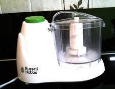 Russell Hobbs Electric Mini Chopper White Green Food Processor 500ml