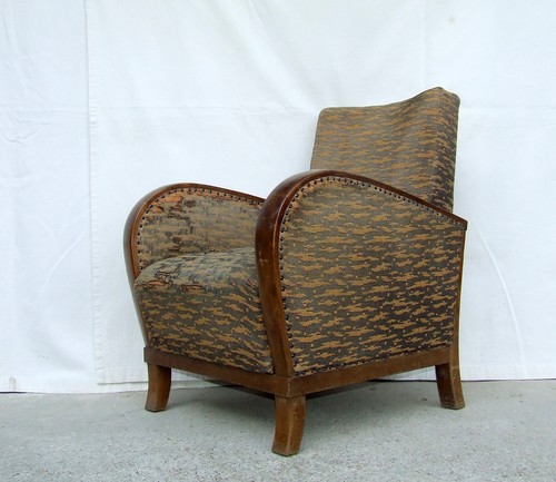 Art deco armchair - deco, club