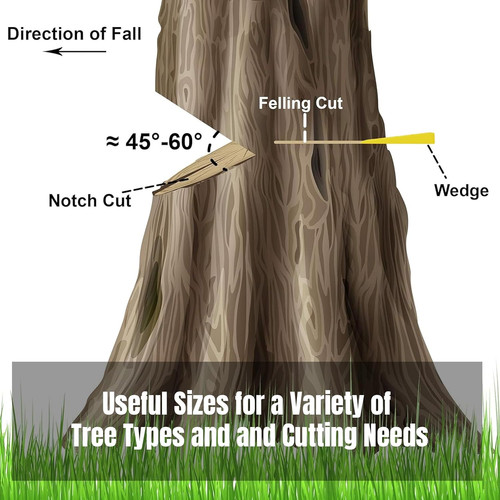 Pack tree felling wedges - pack,