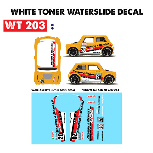 Wt203 white toner waterslide - white,