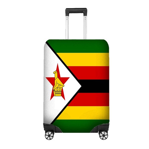 Zimbabwe flag suitcase cover - suitcase,