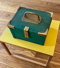 Wooden box very heavy. Lead lined lockable hand-made by seller. Antique Fittings