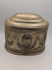 Antique Etched Jewellery Box
