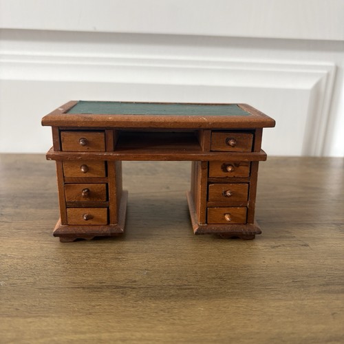 Vintage wooden writing desk - vintage,