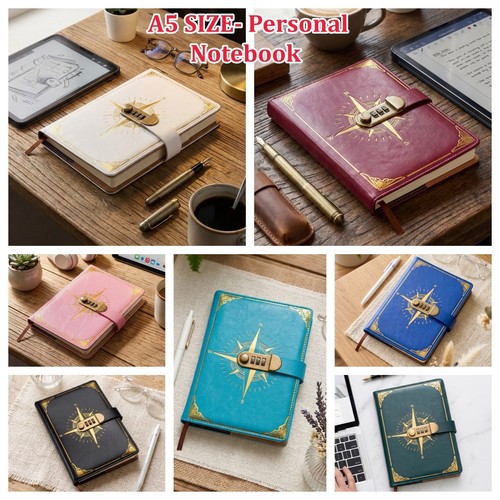 Leather journal notebook - pu,