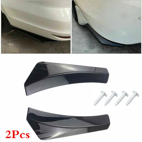 Gloss black rear - 2x, bumper