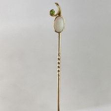 Antique 15ct Yellow Gold Opal